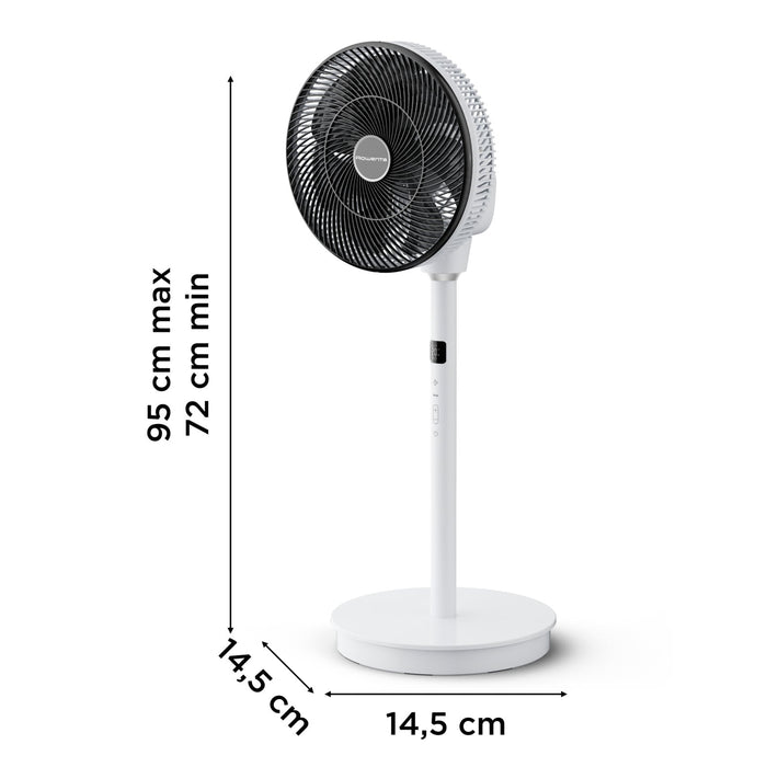 Rowenta Qv5040 Turbo Swift Silence Standventilator
