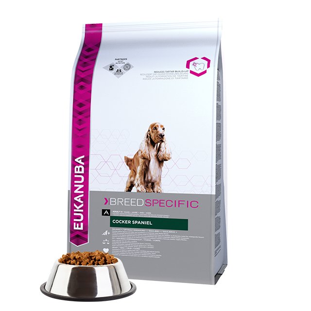 EAN 8710255120294 - Eukanuba Breed Specific Cocker Spaniel 7,5 kg Adulto Pollo imagen 1