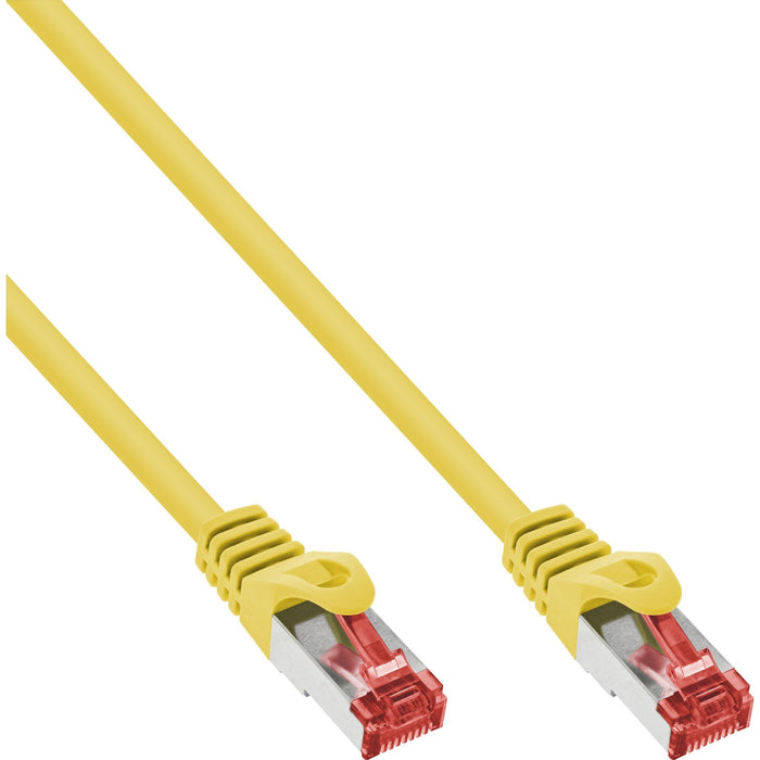 Cable De Red Inline S/Ftp Pimf Cat.6 250mhz Pvc Cca Amarillo 7,5m