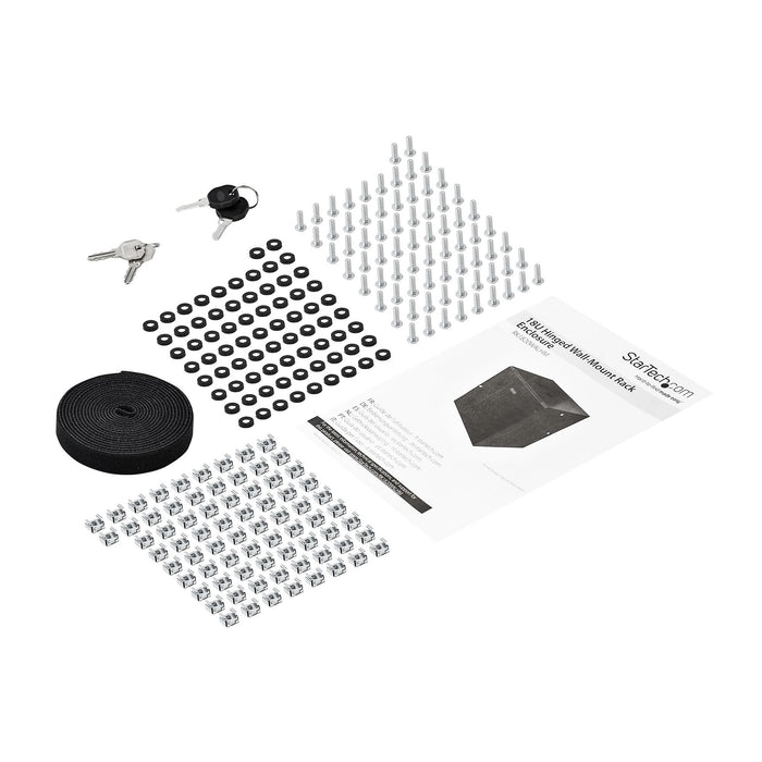 EAN 65030870061 - StarTech.com RK1820WALHM armario rack Bastidor de pared Negro imagen 7