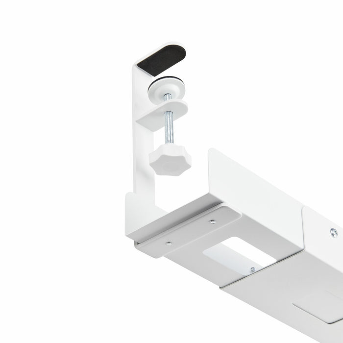 Startech Under Desk Cable Management Tray, Clamp-On Installation