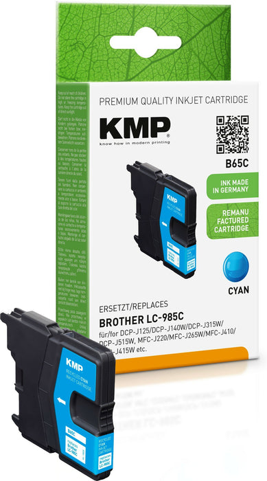 EAN 4011324372427 - KMP B65C cartucho de tinta 1 pieza(s) Compatible Cian imagen 1