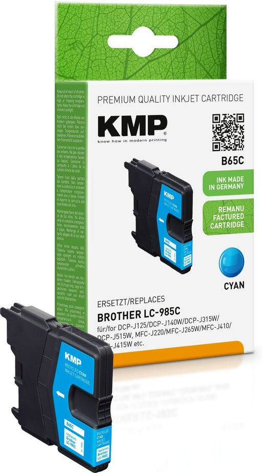 EAN 4011324372427 - KMP B65C cartucho de tinta 1 pieza(s) Compatible Cian imagen 1