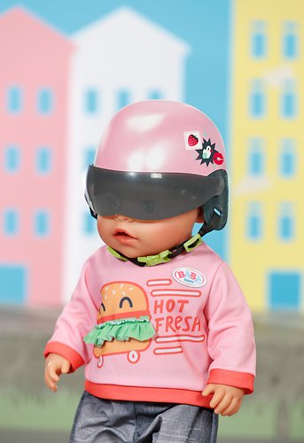 Zapf Creation Baby Born Scooter Helm 43cm (Rosa) 840801