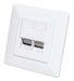 EAN 0766623771917 - Intellinet 771917 toma de corriente 2 x RJ-45 Blanco imagen 1