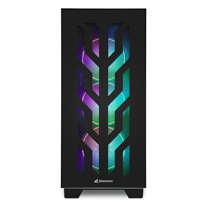Caja Pc Sharkoon Elite Shark Ca300t Atx 2xusb3.0 Sin Fuente Negro