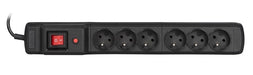 EAN 5901443115618 - Activejet COMBO 6GN 3M base múltiple 6 salidas AC Interior Negro imagen 2