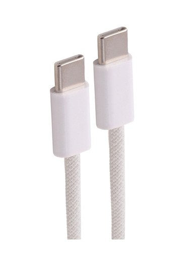 Shiverpeaks Usb-C Cable De Carga, 2.0, 60w, Blanco, Textil, 0,5m