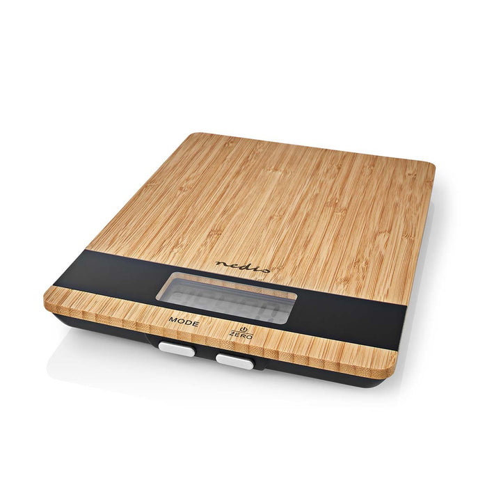 EAN 5412810334520 - Nedis KASC600WD báscula de cocina Madera Encimera Rectángulo Báscula electrónica de cocina imagen 5