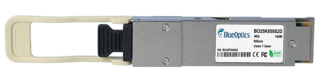 Blueoptics Netgear Qsfp-40g-Sr4 Blueoptics Bo25k859s2d Qsfp Transceiver, 40gbase-Sr4, Multimode Fiber, 4x850nm, 150m