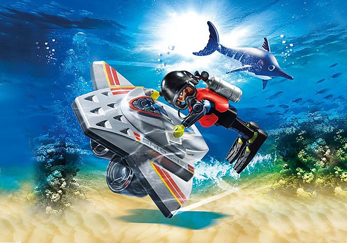 Playmobil 70145 City Action - Rescate En El Mar: Barco De Buceo