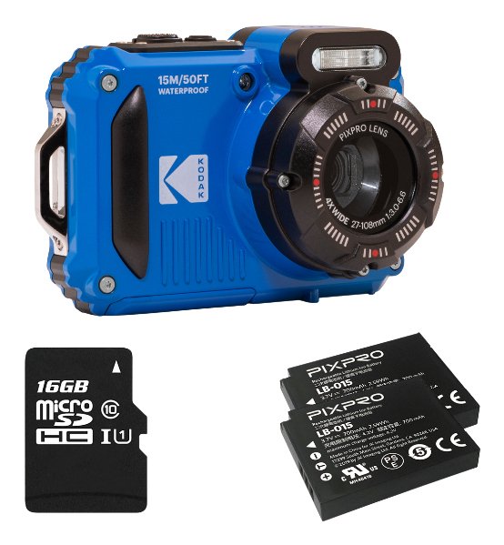 EAN 0819900014242 - Kodak PIXPRO WPZ2 1/2.3" Cámara compacta 16,76 MP BSI CMOS 4608 x 3456 Pixeles Azul imagen 9