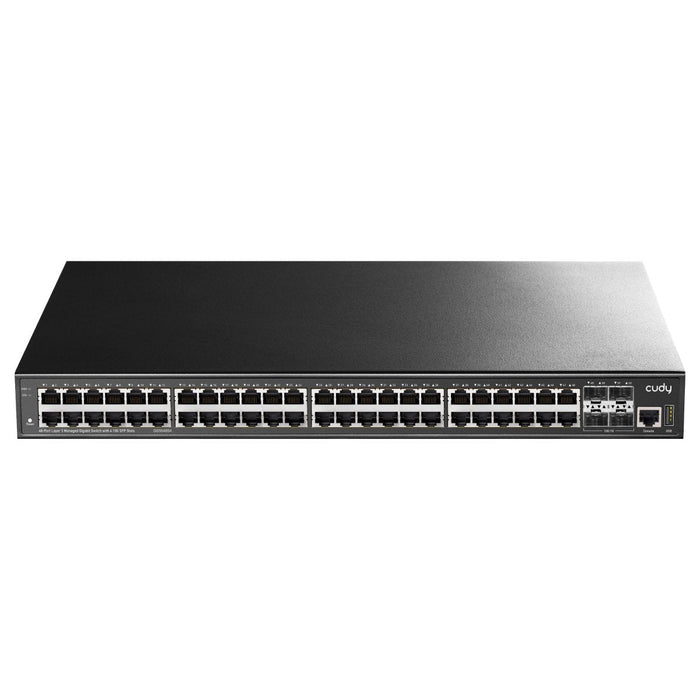Cudy Gs5048s4 Network Switch Managed L3 Gigabit Ethernet (10/100/1000) Black