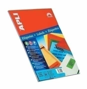 EAN 8410782015932 - APLI Self-adhesive labels 70 x 37mm Red etiqueta autoadhesiva Rojo 480 pieza(s) imagen 1