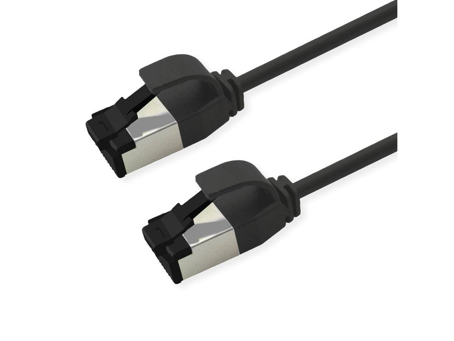 Roline S Ftp Cable De Red Kat.8.1, Slim, Poe, Schwarz, 2m