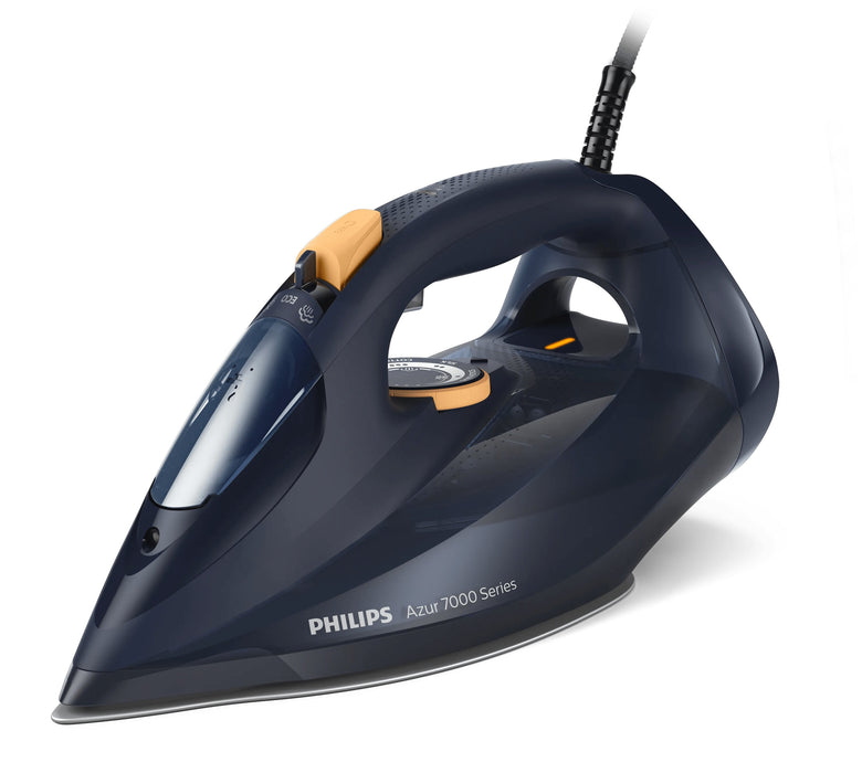 EAN 8720389016103 - Philips 7000 series DST7060/20 plancha Plancha a vapor Suela SteamGlide Elite 3000 W Azul, Amarillo imagen 1