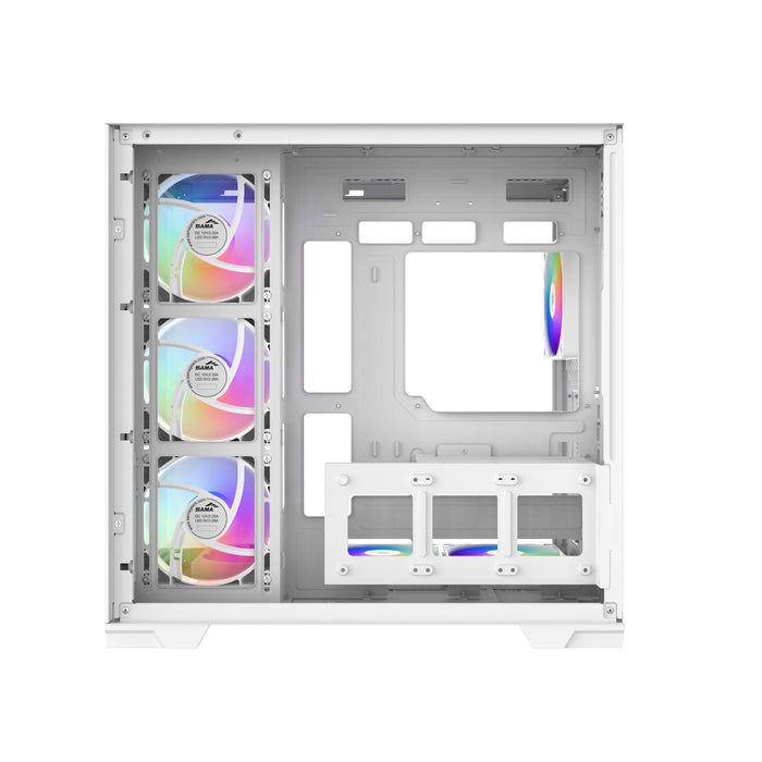 Sama V52 Atx Mid-Tower Atx Pc Case White Retail