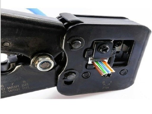 EAN 5901969424027 - Lanberg NT-0204 crimpadora Herramienta para prensar Negro, Azul imagen 2