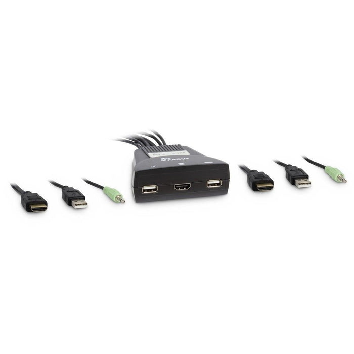 EAN 4260455646482 - Inter-Tech 88887340 interruptor KVM Negro imagen 1