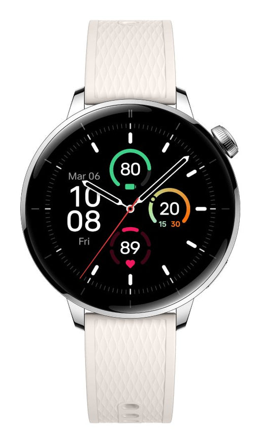 EAN 6921815628613 - OnePlus Watch 3 43mm 3,35 cm (1.32") AMOLED Digital 466 x 466 Pixeles Pantalla táctil Plata, Titanio Wifi imagen 1