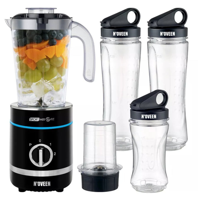 EAN 5902221620690 - Noveen SB2000 0,8 L Licuadora de vaso 500 W Negro, Transparente imagen 1