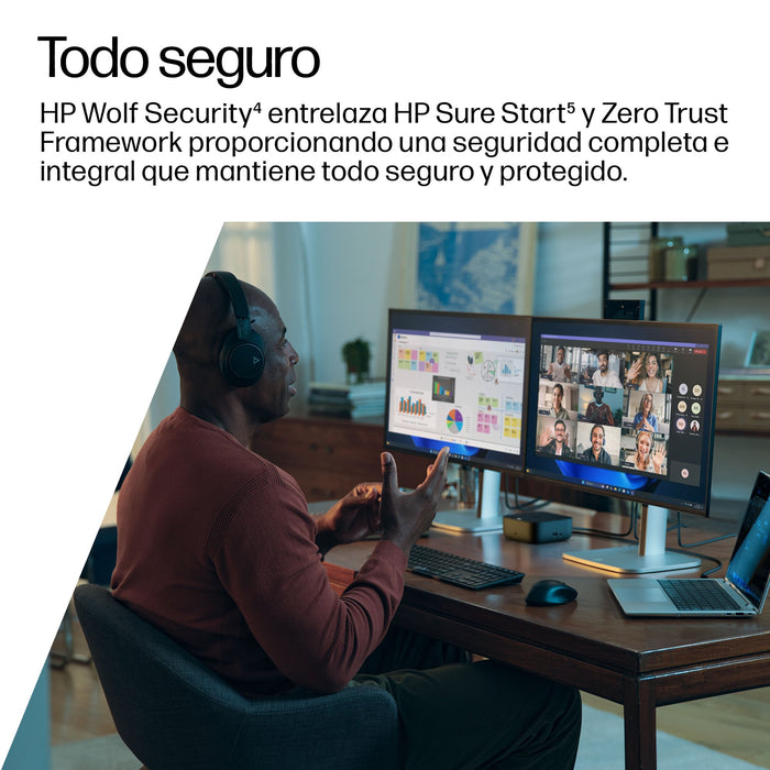 EAN 0198415314109 - HP USB-C 100W G6 Dock Alámbrico USB 3.2 Gen 2 (3.1 Gen 2) Type-C Negro imagen 8