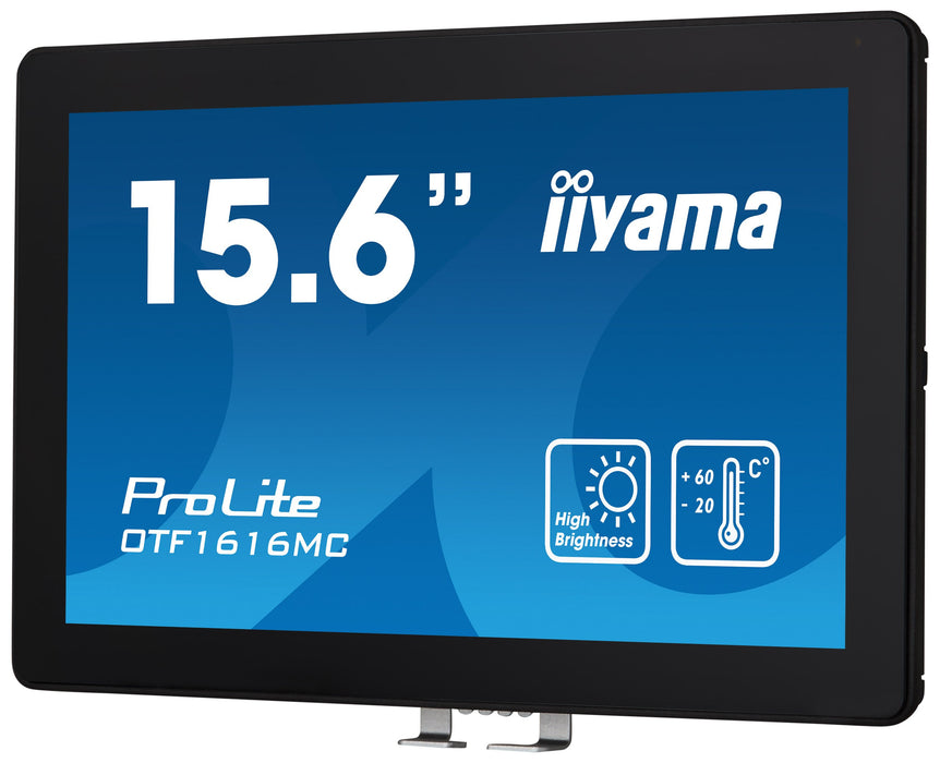 EAN 4948570123742 - iiyama OTF1616MC-B1 pantalla para PC 39,6 cm (15.6") 1920 x 1080 Pixeles Full HD LCD Pantalla táctil Negr imagen 4