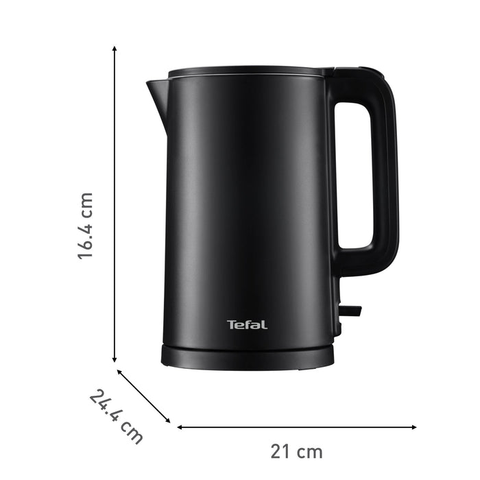 Tefal Ko1408e0 Thermo Protect Kettle, Stainless Steel