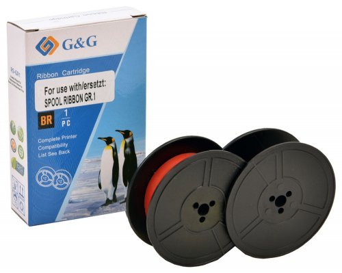 G&G Cinta De Tinta Ers Grupo 1sr/ Gr.1sr Negro/Rojo
