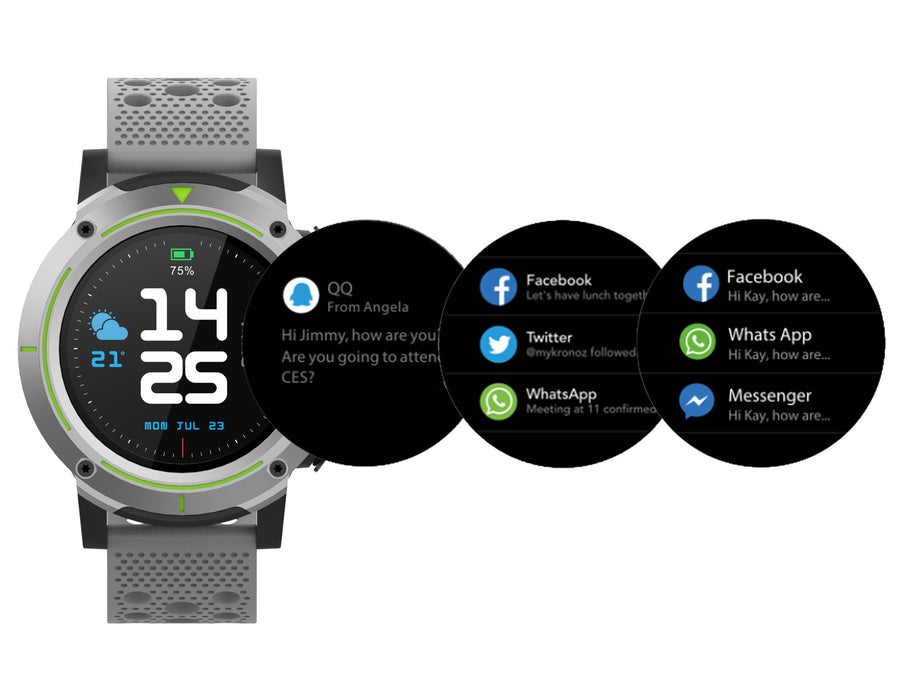EAN 5706751047015 - Denver SW-510GREY Relojes inteligentes y deportivos 3,3 cm (1.3") Pantalla táctil Gris GPS (satélite) imagen 6