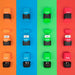 EAN 8411574040064 - Milan 4706116 sacapuntas Sacapuntas manual Azul, Verde, Naranja, Rosa imagen 3