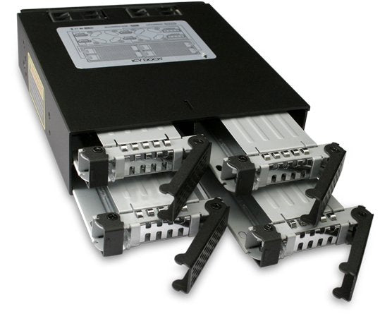 EAN 0115970716964 - Icy Dock MB994SP-4SB-1 panel bahía disco duro 13,3 cm (5.25") Panel de instalación Negro imagen 2