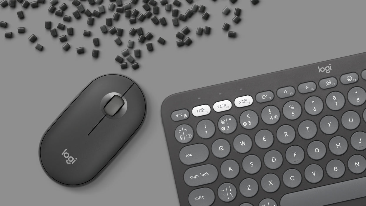 EAN 5099206115651 - Logitech 920-012227 teclado Ratón incluido Universal RF Wireless + Bluetooth QWERTY Español Grafito imagen 10