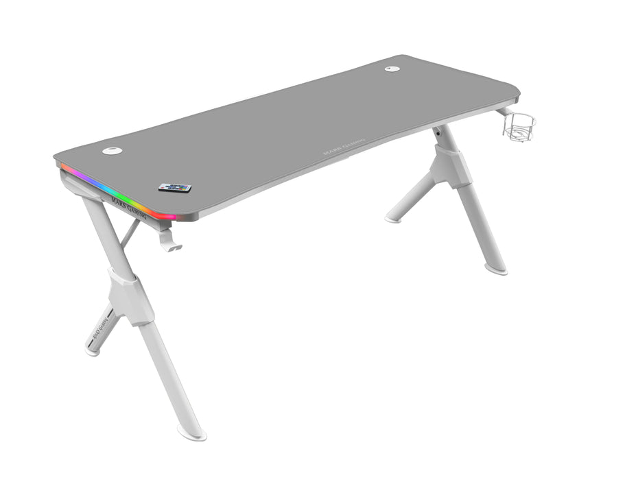 EAN 8437023094068 - Mars Gaming MGD140RGBW escritorio para ordenador Gris, Blanco imagen 1