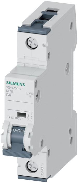 Siemens Automat C 4a 5sy41047 230 400v 10ka 1p