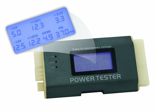 EAN 4043619181599 - DeLOCK 18159 medidor de energía y batería Negro / Blanco imagen 5