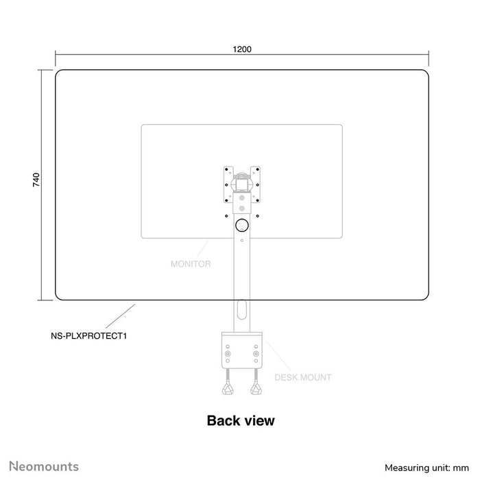 EAN 8717371448219 - Neomounts NS-PLXPROTECT1 mampara de protección 1 pieza(s) imagen 20