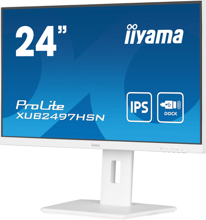 EAN 4948570124954 - iiyama ProLite XUB2497HSN-W2 pantalla para PC 60,5 cm (23.8") 1920 x 1080 Pixeles Full HD LED Blanco imagen 6