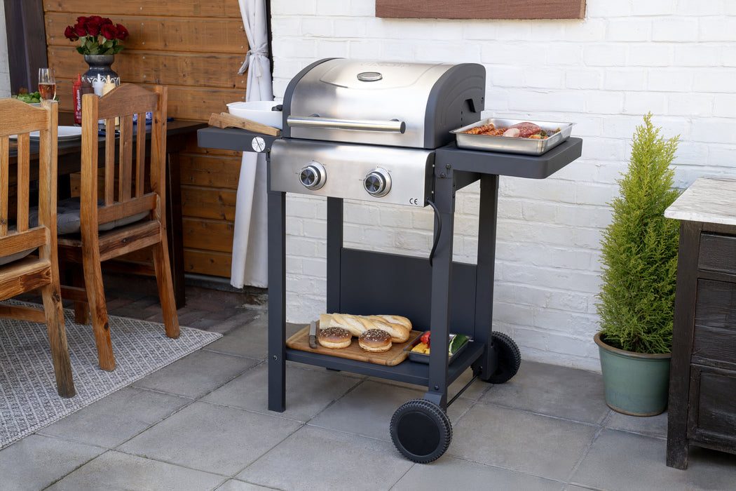 Unold Bbq Grillwagen Buddy  (Negro, 2.600 Watt) 58595