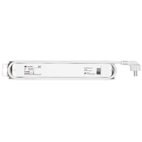 EAN 4006341608307 - REV 14612113 base múltiple 2,4 m 6 salidas AC Interior Blanco imagen 6