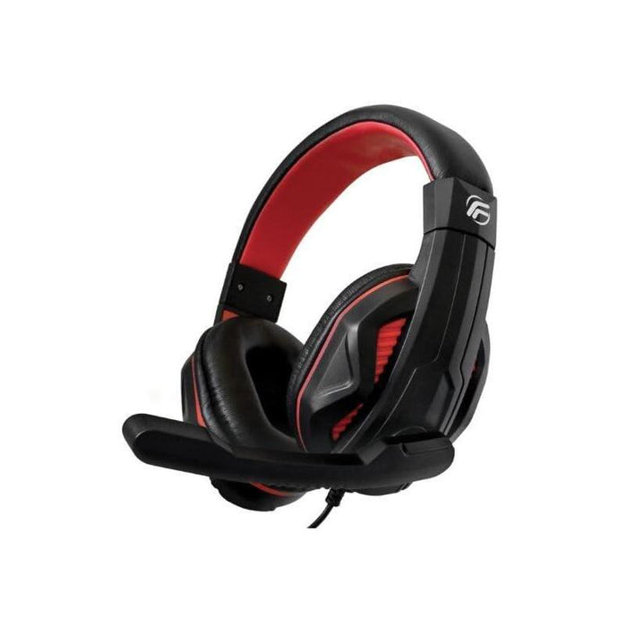 Fenner Tech Cuffie Gaming Soundgame + Microfono Pc/Console Red