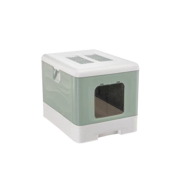Ferplast Sahara Green  Caja De Arena Para Gatos - 52 X 39 X 40 Cm