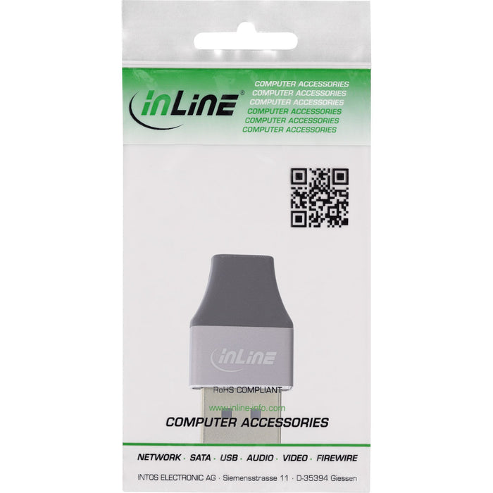 Inline® Displayport 1.4 Adapter, Dp Macho / Mini Dp Female, 8k Uhd