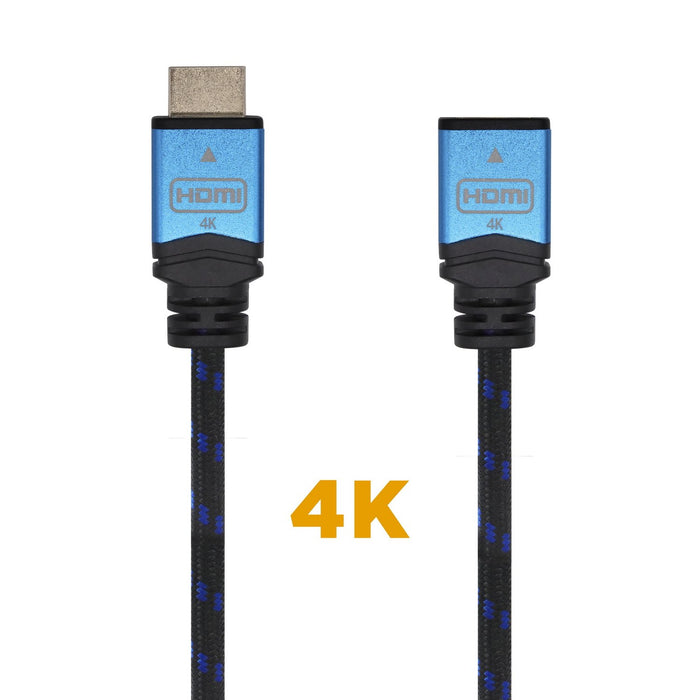 EAN 8436574705072 - AISENS A120-0453 cable HDMI 2 m HDMI tipo A (Estándar) Negro, Azul imagen 2
