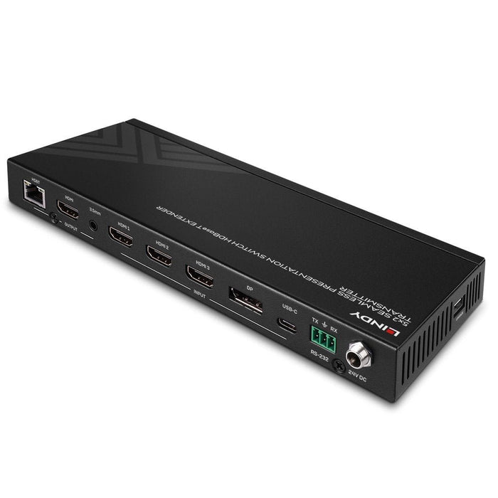 EAN 4002888383387 - Lindy 38338 extensor audio/video Transmisor de señales AV Negro imagen 2