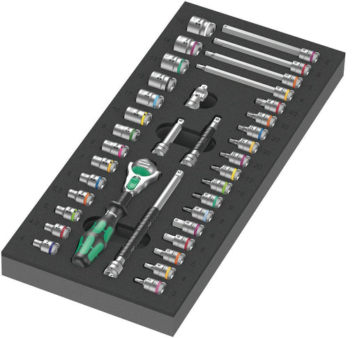 EAN 4013288225139 - Wera 05150110001 llave de carraca 37 pieza(s) Negro, Verde imagen 1