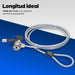 EAN 0766623440271 - Manhattan 440271 cable antirrobo Plata 1,4 m imagen 4