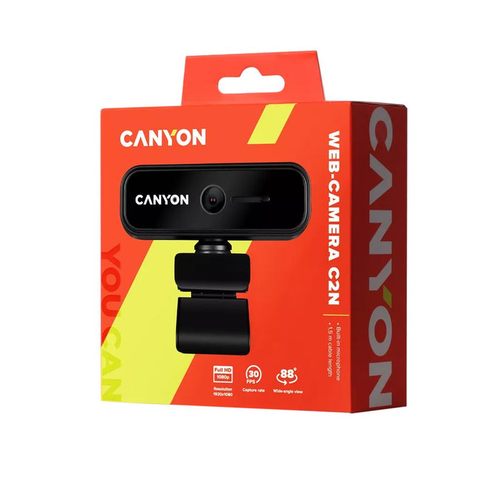 Canyon Webcam C2n Full Hd 1080p Negro