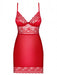 EAN 5901688213285 - Obsessive Lovica Camisa Rojo Elastano, Poliamida imagen 1