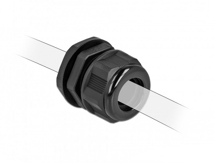 Delock Cableverschraubung Pg21 Für Rundcable Schwarz 2 Stück